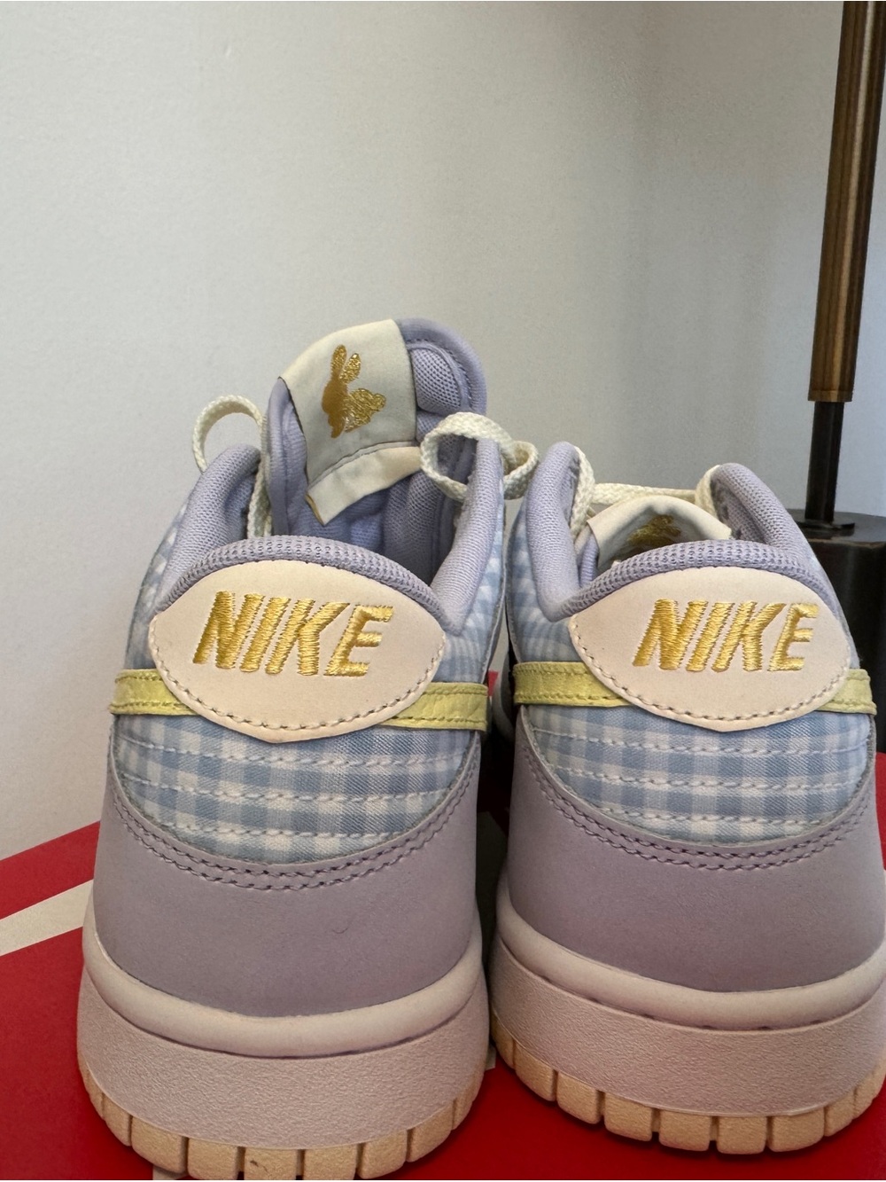 Nike Kids Lavender and Yellow Sneakers